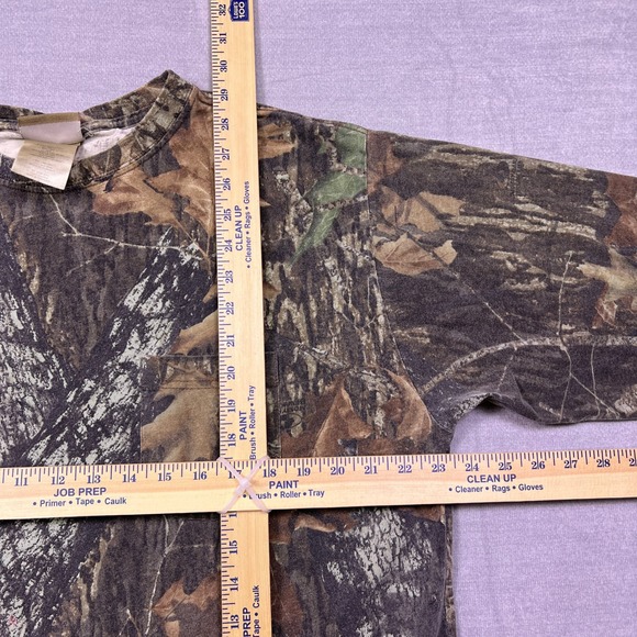 Vintage Jerzees‎ Outdoors Camouflage Long Sleeve T Shirt Men XL Mossy Oak - Picture 6 of 12